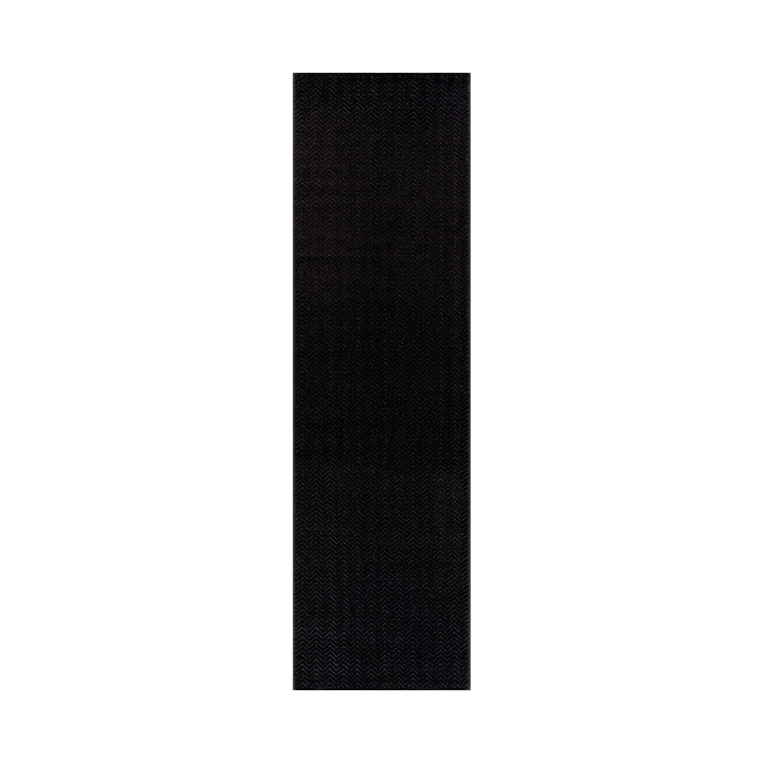 KURZFLOR-TEPPICH Fancy 805 Schwarz 80x150 cm - Schwarz, Textil (80/150cm) - carpet city