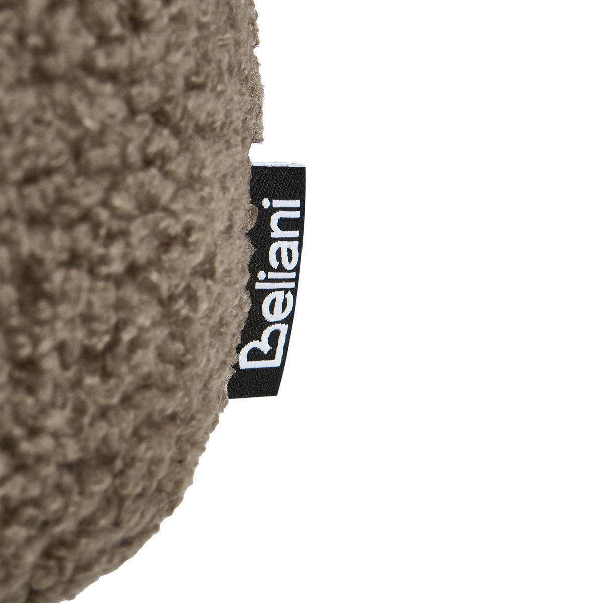 ESSZIMMERSTUHL 2er-Set Bouclé Braun Sanilac - Braun, Textil (54/76/50cm) - Beliani