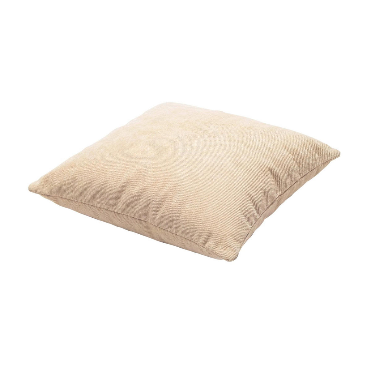 DEKOKISSEN Uni Sand 45x45 cm mit Füllung - Beige, Textil (45/45cm) - Deco-Raum