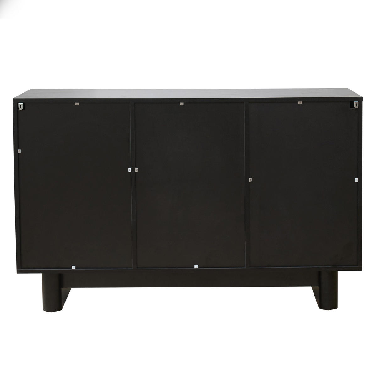 SIDEBOARD, Schwarz - Schwarz, Holz (40/78/124cm) - Oviala