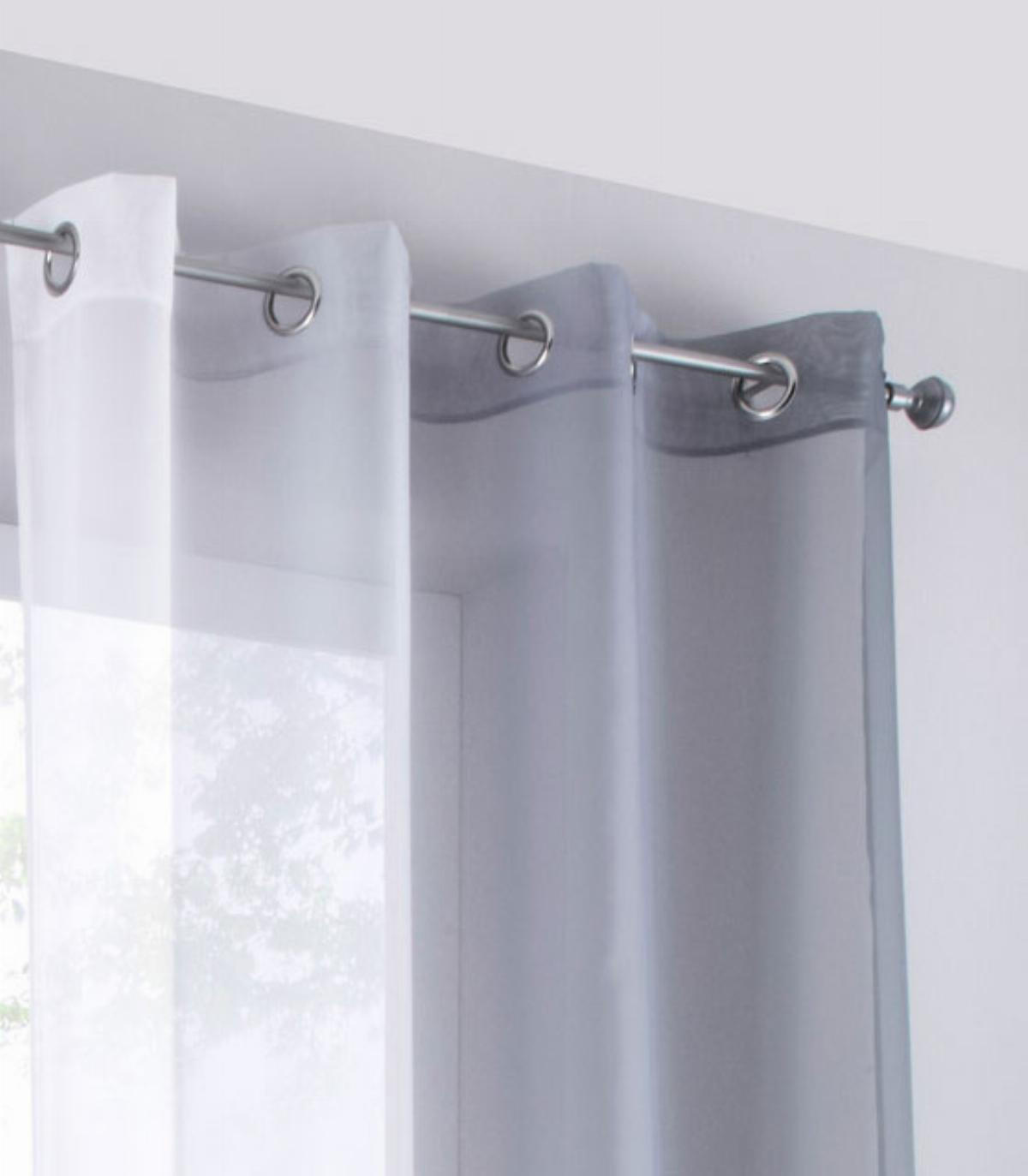 VORHANG 2ER SET »Modena« HxB 175x140 cm Grau - Grau, Textil (140/175cm) - Gardinenbox