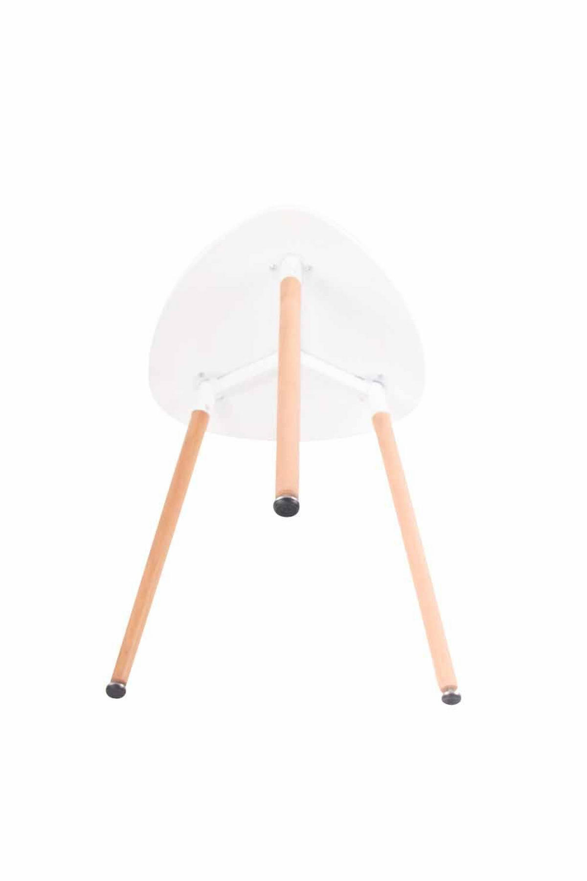 KONSOLENTISCH Holz weiß - Weiß, Holz (60/60/75cm) - CLP