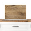 SPRITZSCHUTZ KÜCHE Holz - Braun - Holzoptik 60x40 cm - Eichefarben, Metall (60/0.3/40cm) - MuchoWow