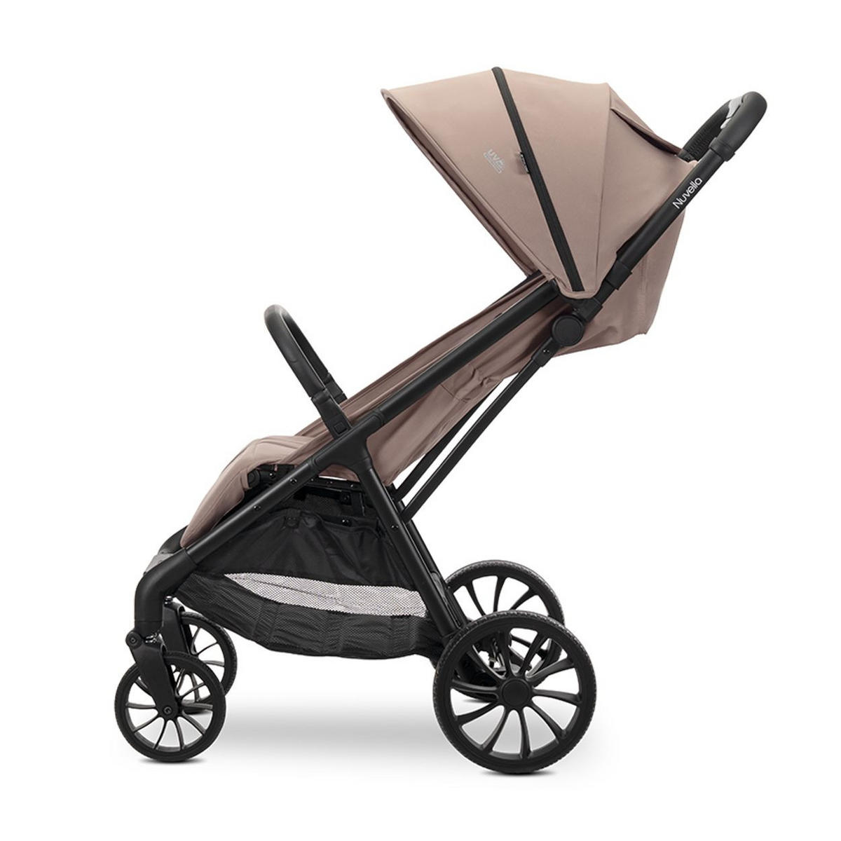KINDERWAGEN Nuvella beige faltbar, verstellbare Rückenlehne, Sonnendach - Beige, Metall (102/54/110cm) - Lorelli