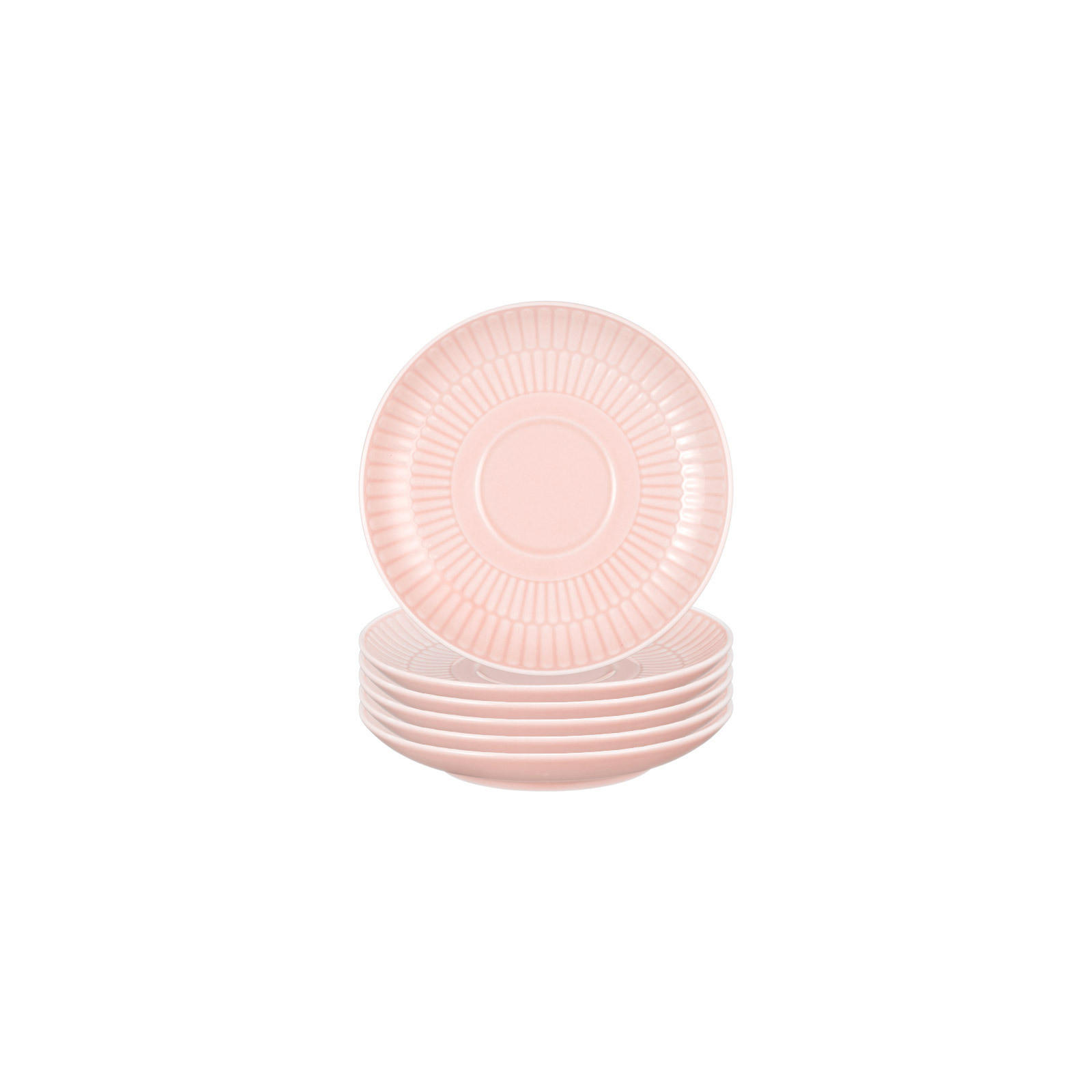 KOMBI-UNTERTASSEN Amina Rosé ø 12 cm 6er Set - Rosa, Keramik (12cm) - Seltmann Weiden