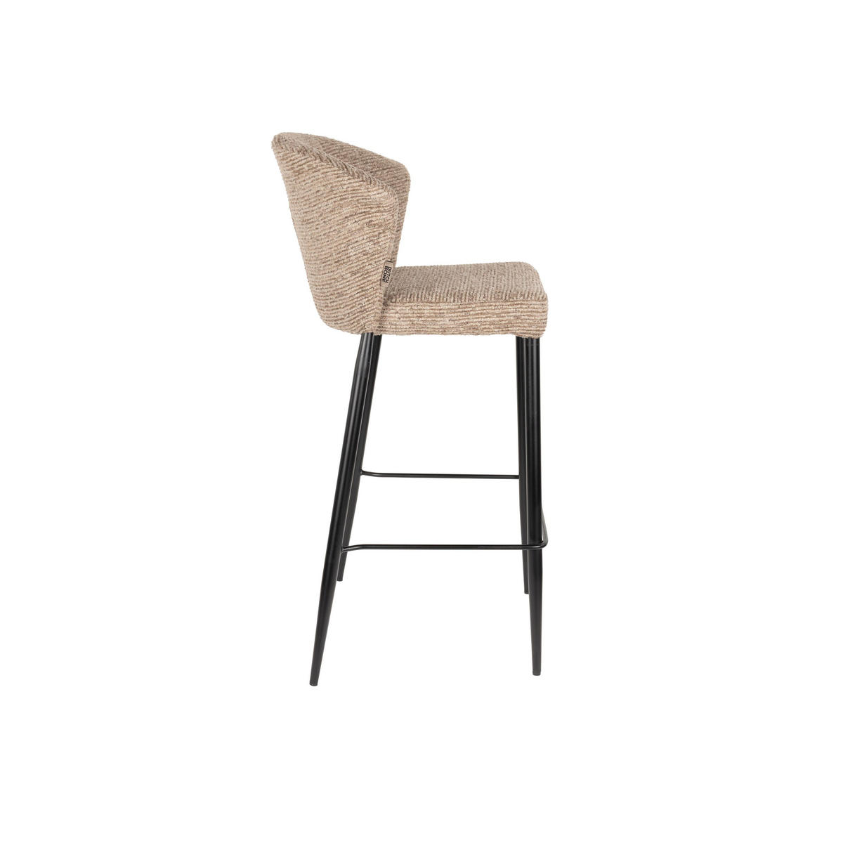 BARHOCKER Georgia Rückenlehne 73 cm Braun - 2 er Set - Braun, Holz (53.5/101/56cm) - Dutchbone