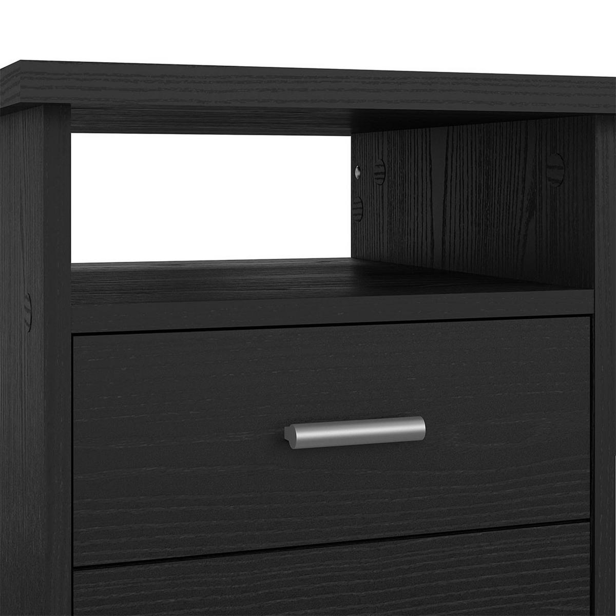 SCHREIBTISCH, FunctionPlus, Schwarz, Holzwerkstoff, 110 x 49 x 76 cm - Schwarz, Holzwerkstoff (49/110/76cm) - ebuy24