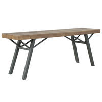 GARTENBANK 120 cm Massivholz Akazie - Braun, Holz (120/45/31cm) - furnicato