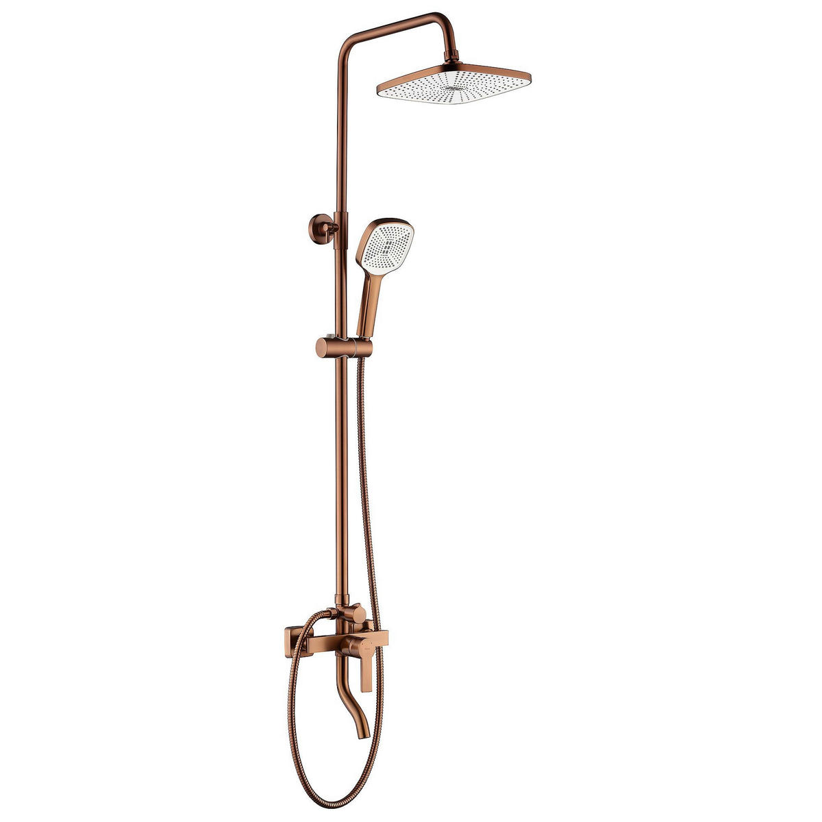 DUSCHGARNITUR My2021-77c Rea Argus Copper Brush - Kupferfarben, Metall (10.5/144/32cm) - REA