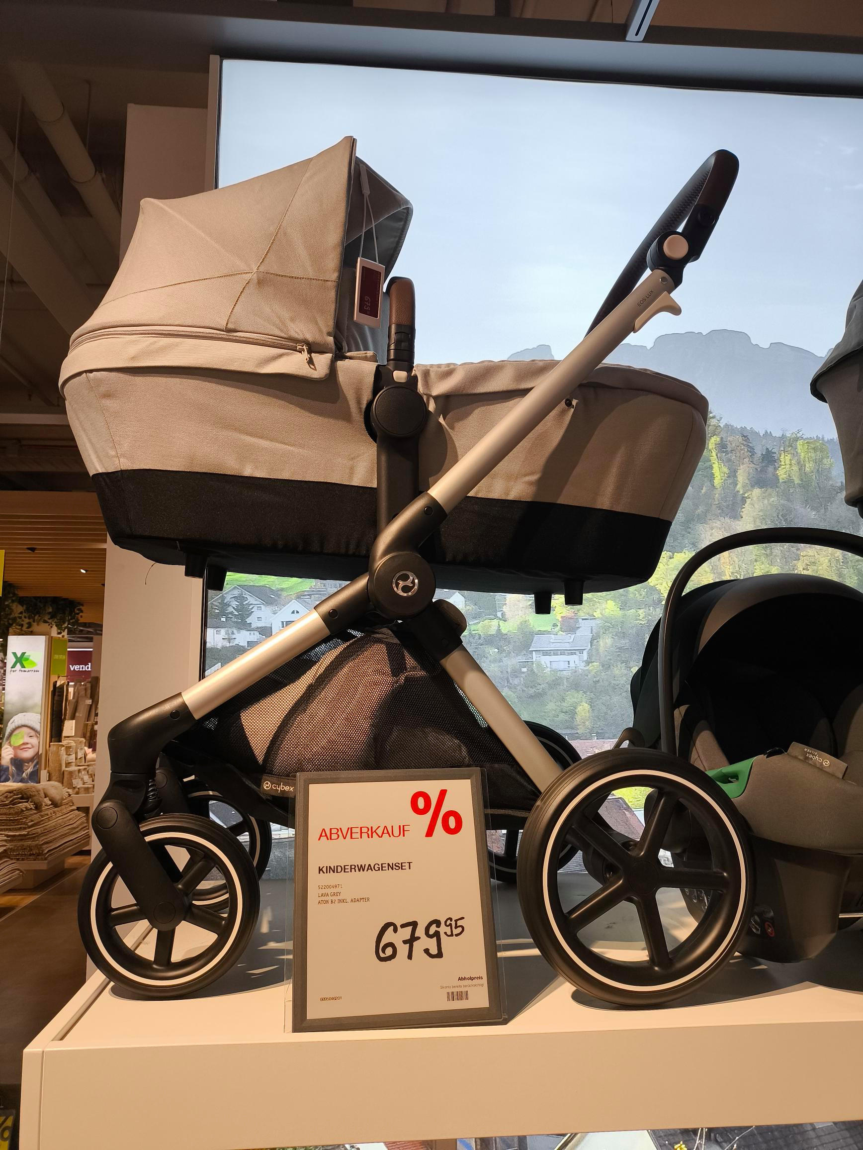 Kinderwagenset ATOM B2, inkl. Adapter