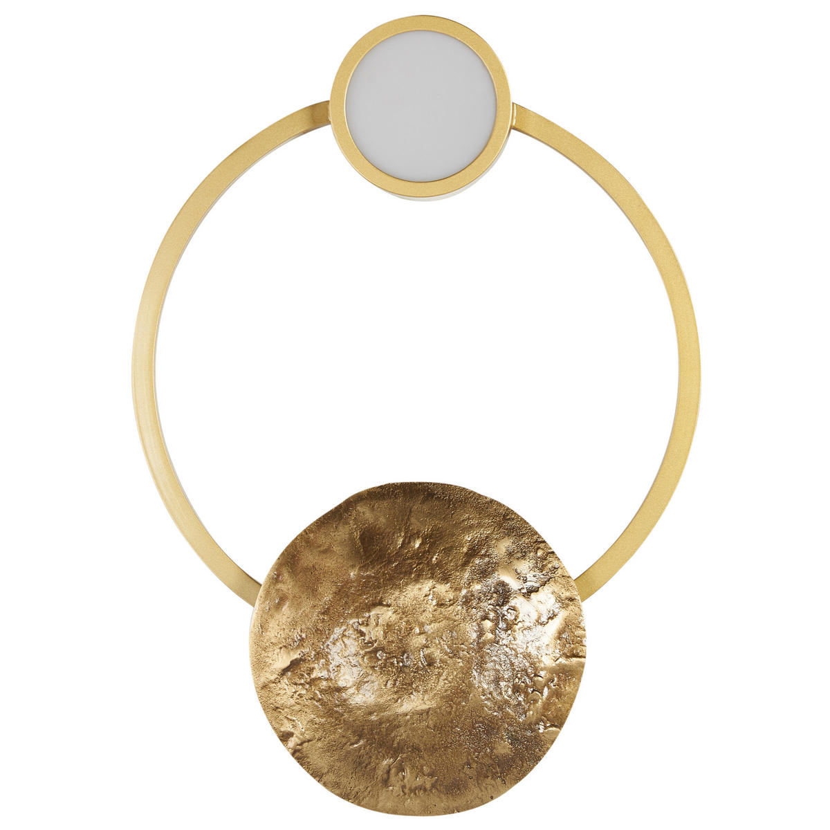 WANDLEUCHTE Ponuga 6/25/35 cm - Goldfarben, Metall (25/35/6cm) - Beliani