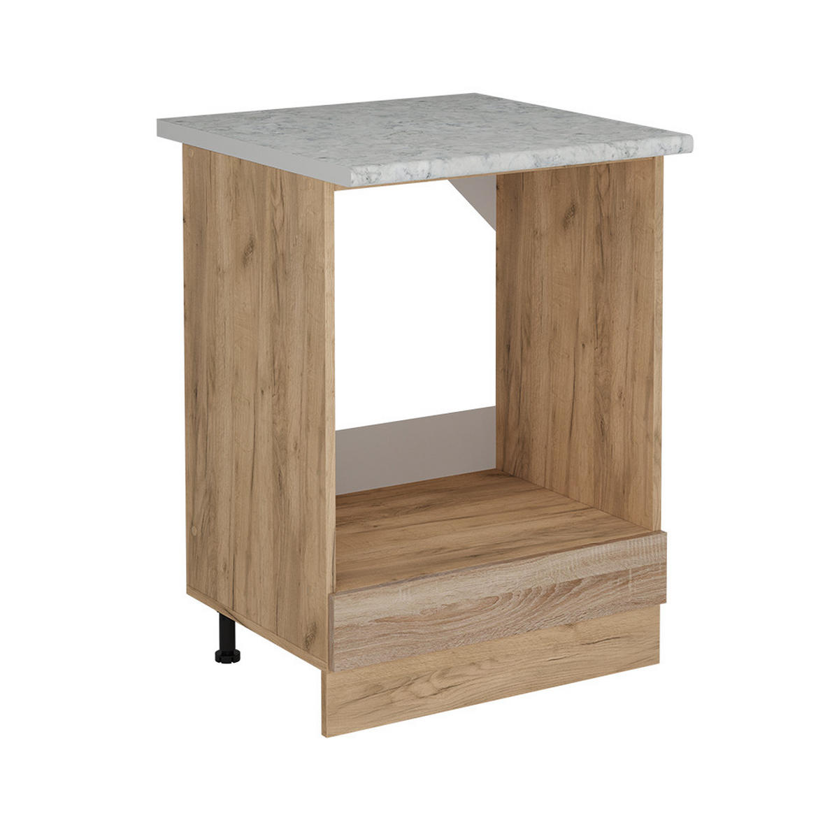 SKŘÍŇKA NA VESTAVĚNOU TROUBU R-Line Sonoma - medově dubová/Sonoma dub, kompozitní dřevo (60/81.6/60cm) - Vicco