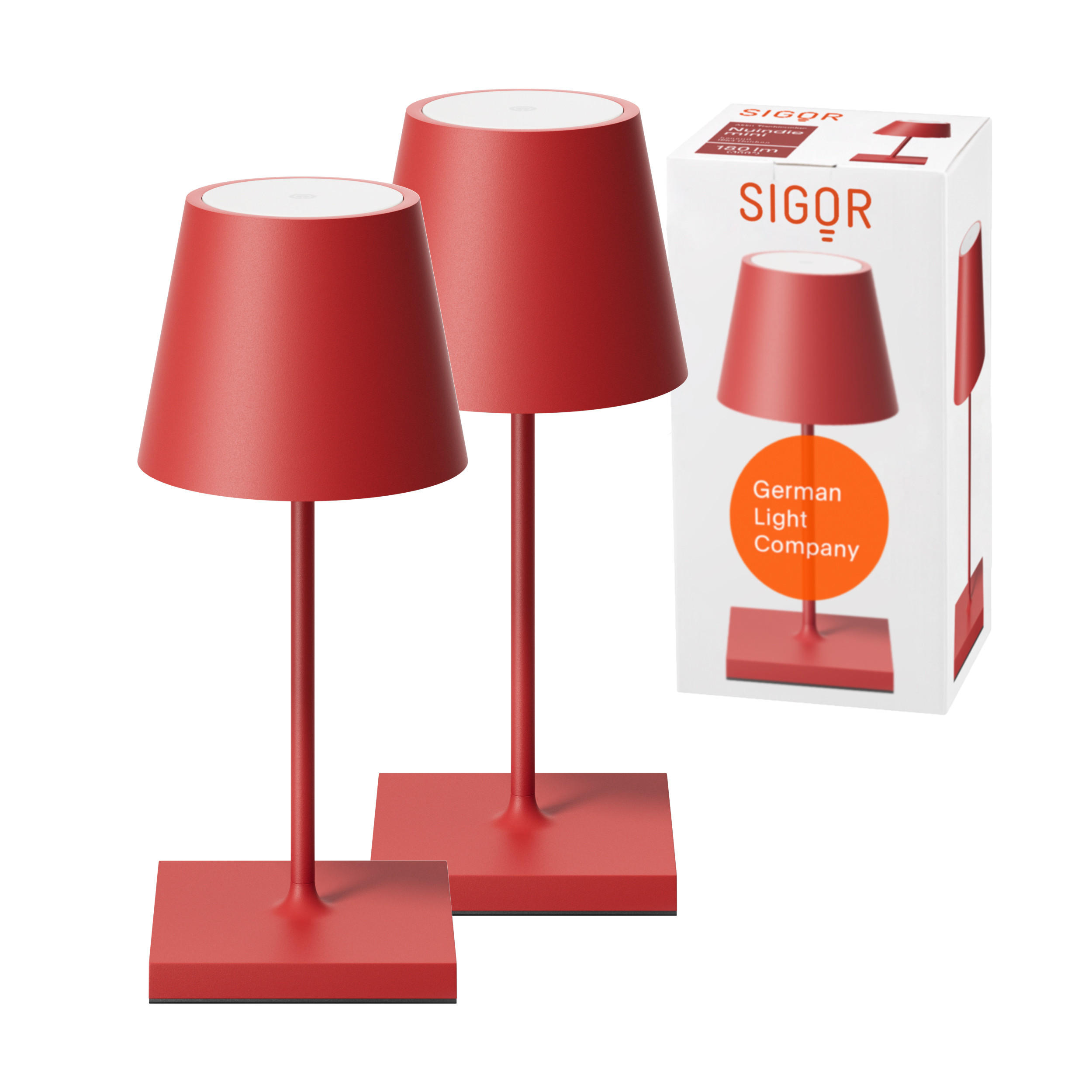 Sigor Led Rot 10x25x25 cm