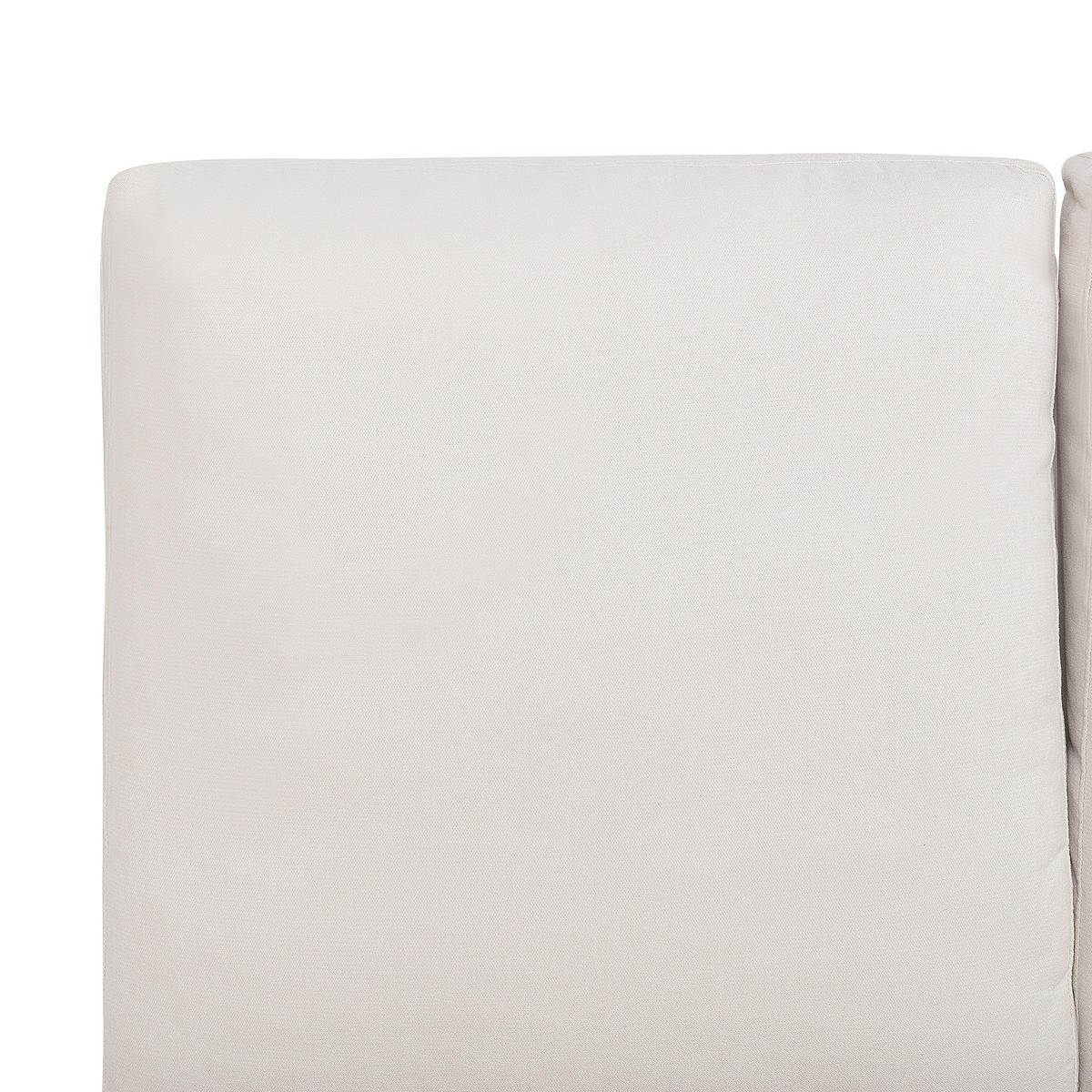 POLSTERBETT 160/200 cm Helles Beige Melle - Beige, Naturmaterialien/Textil (160/200cm) - Beliani