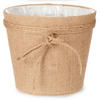 BLUMENTOPF Jute geflochten 20/16 cm - Braun, Kunststoff (20/16cm)