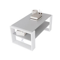 COUCHTISCH Kaja96 96/42/53,8 - Dunkelgrau/Weiß, Holzwerkstoff (54/96/42cm) - RAUMHIRSCH FURNITURE