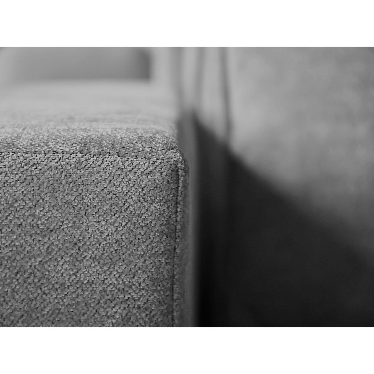 ECKSOFA Parma ohne Schlaffunktion hellgrau links - Hellgrau/Schwarz, Textil (314/224cm) - Beautysofa