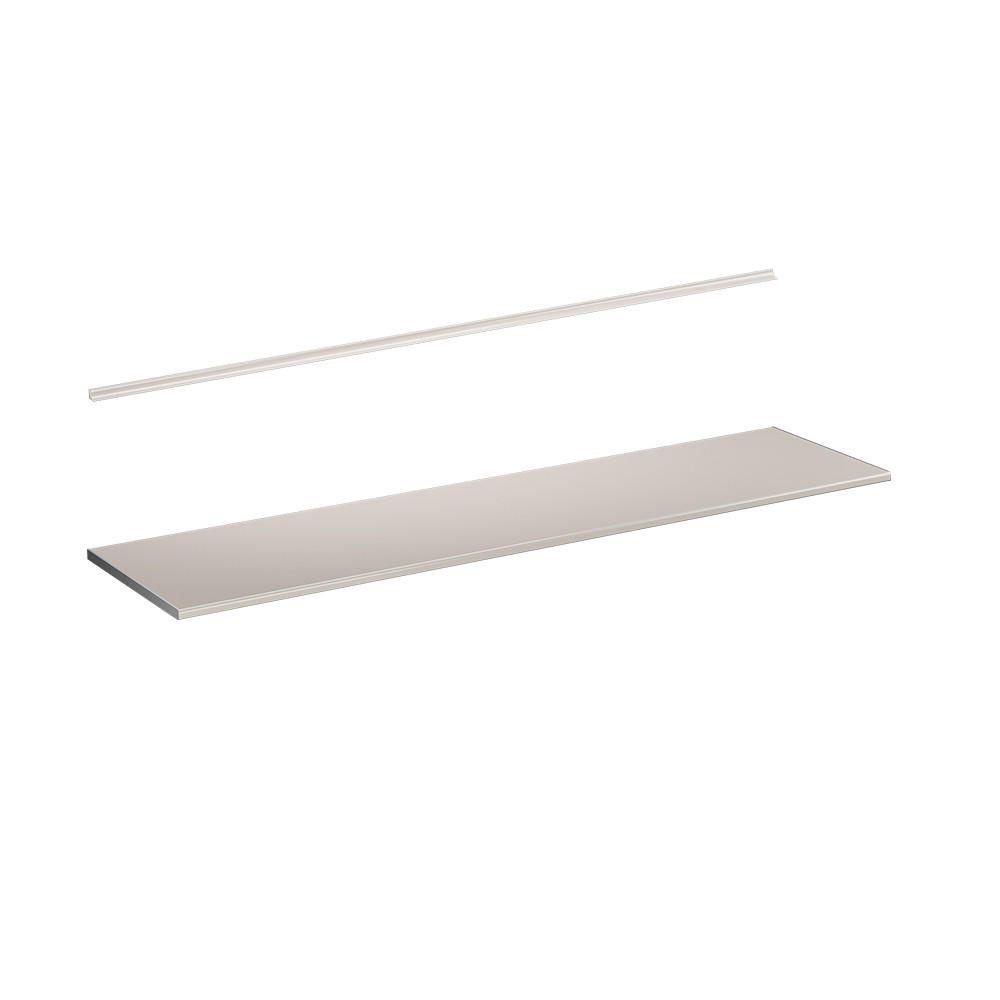 KUCHYNSKÁ DOSKA R-Line, Satén, 240 cm - béžová, kompozitné drevo (240/2.8/60cm) - Vicco