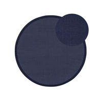 SISALTEPPICH Sana Blau ø 150 cm rund - Blau, Textil (150/150cm) - benuta Nest