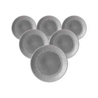DESSERTTELLER Banda Grau ø 21 cm 6er Set - Grau, Keramik (21cm) - Ritzenhoff Breker