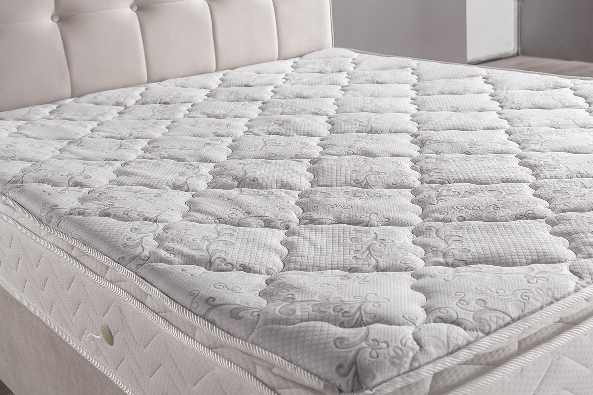 POLSTERBETT-SET LARA 160x200 Creme - Bett inkl. Matratze - Creme, Metall (160/200cm) - Villa Möbel