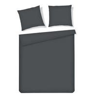 BETTWÄSCHE Micros - Dunkelgrau, Textil (200/220cm) - home&you