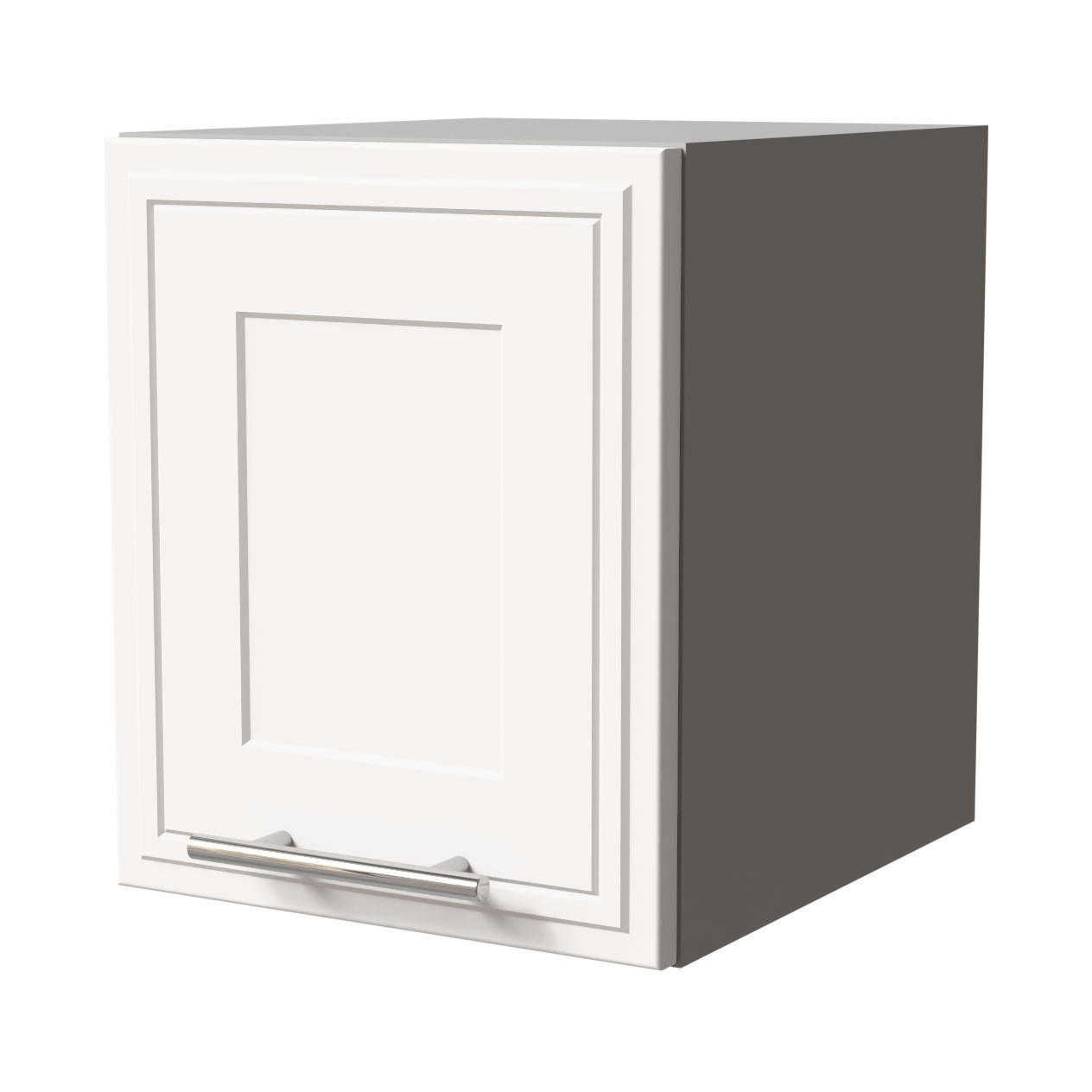 Feldmann-Wohnen Klapphängeschrank Weiß, Grau 30x36x32.5 cm