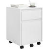 ROLLCONTAINER, Aktenschrank, 40x57x40cm, Weiß - Weiß, Holzwerkstoff (40/57/40cm) - Woltu