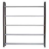 SCHUHSCHRANK Bücherregal 71/19,3/75,8 cm - Schwarz, Metall (19.3/75.8/71cm) - 5five Simply Smart