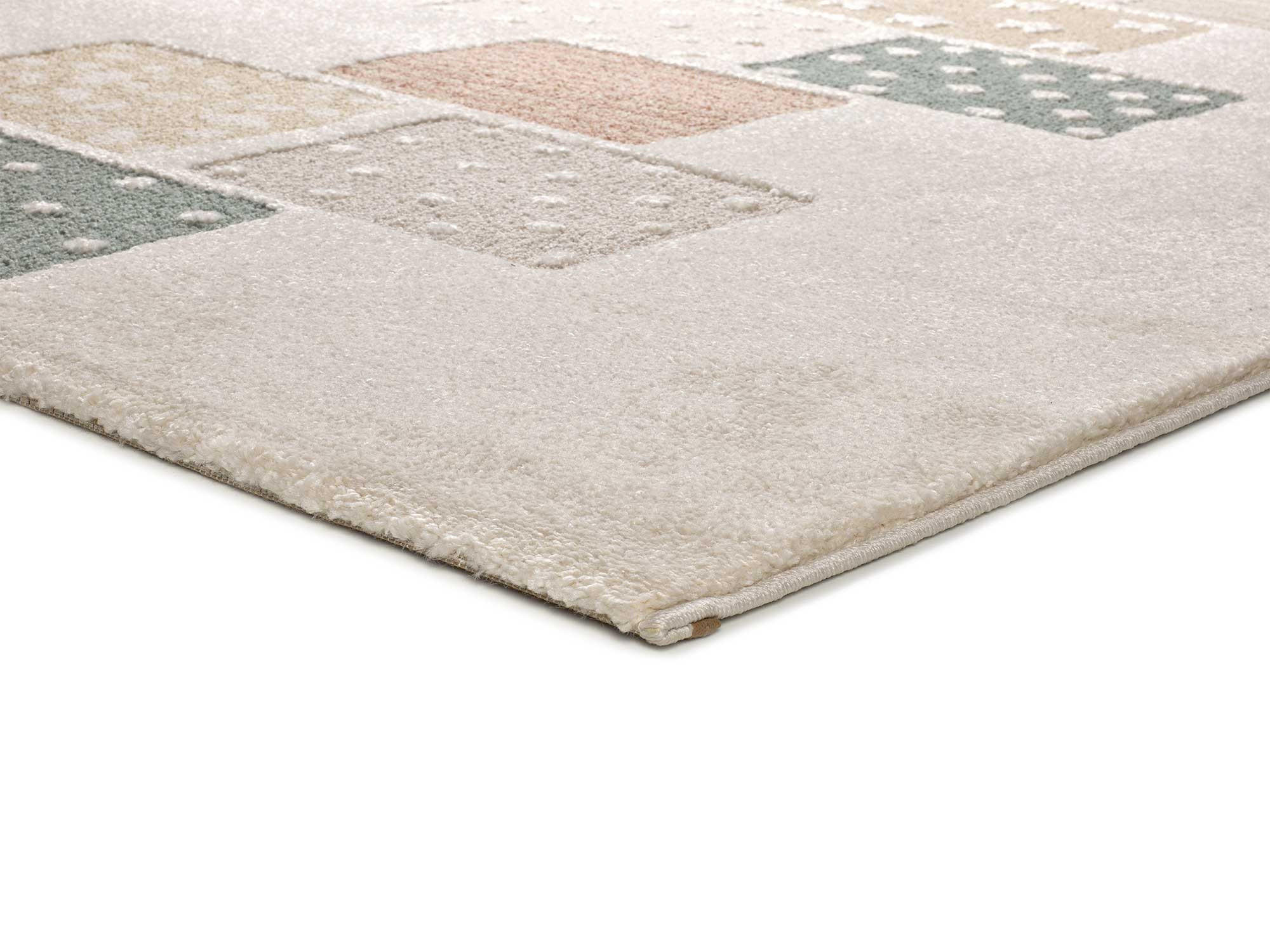KINDERTEPPICH Weiß Clown 120/170 cm - Blau/Gelb, Textil (120/170cm) - Atticgo