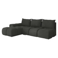 ECKSOFA Bestii, Seite: Links - Schwarz, Holz/Kunststoff (270/183cm) - MIRJAN24
