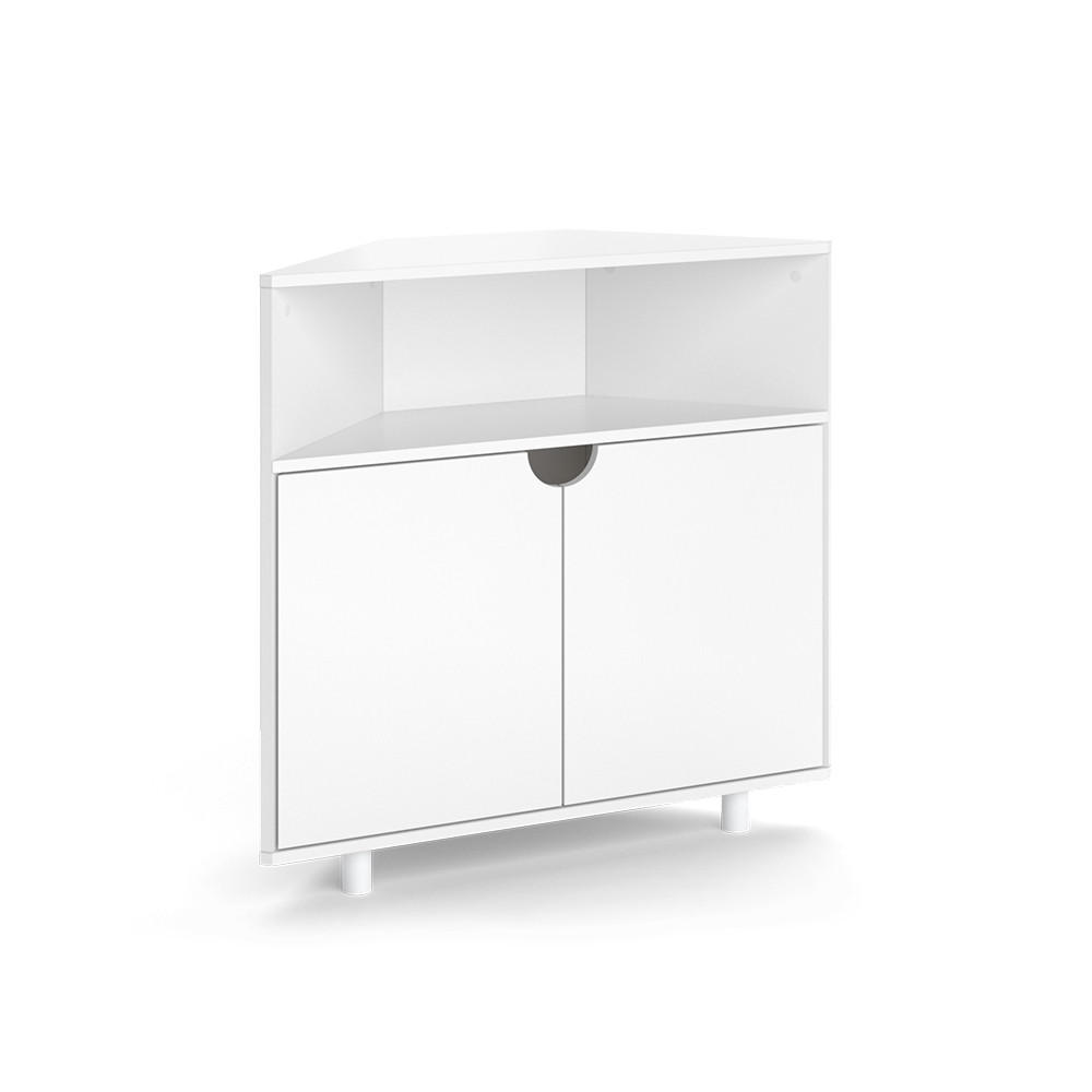 Vicco KREDENC Inaro Bílá 79 x 76 cm se 3 přihrádkami