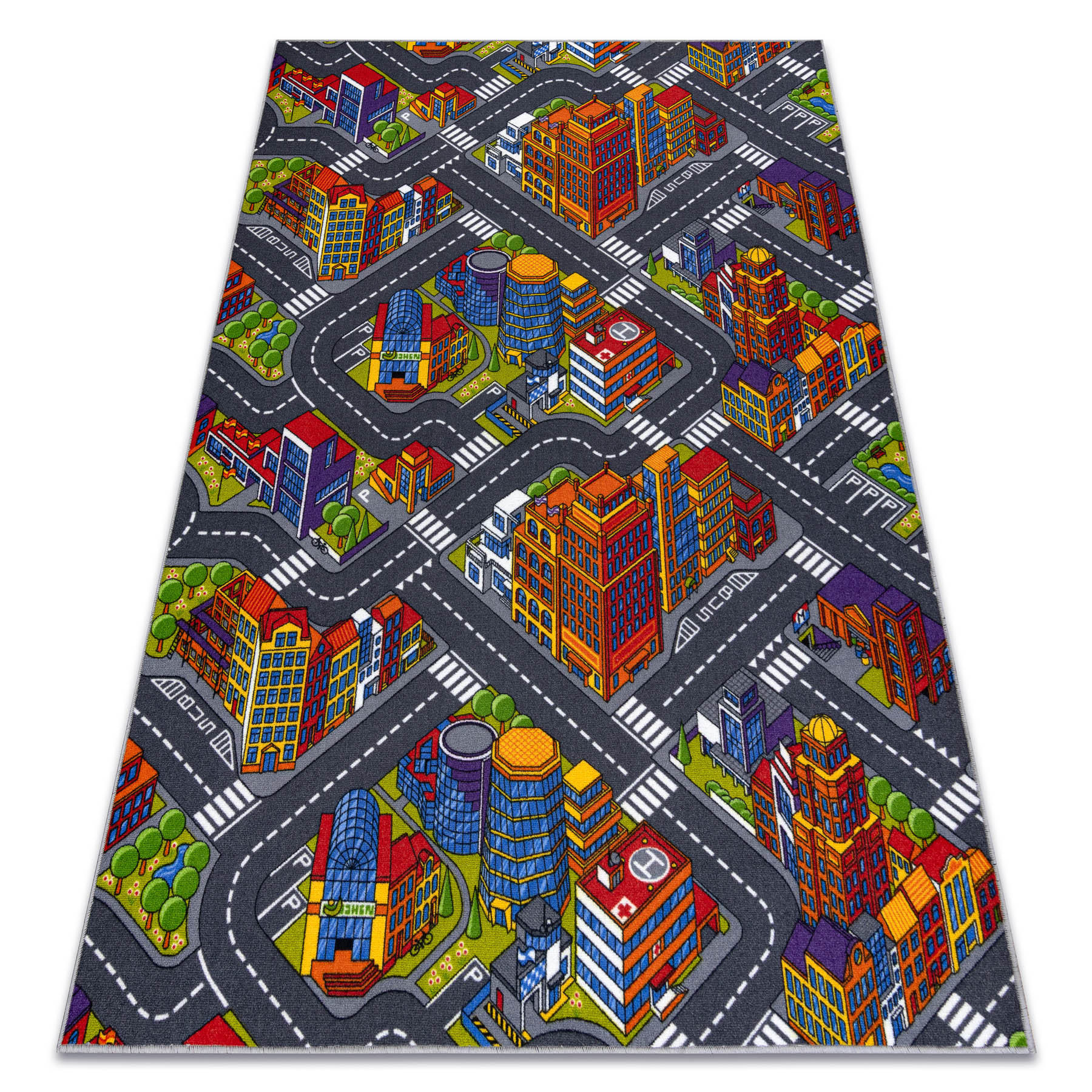 TEPPICH STRAßEN BIG 250/300 cm - Grau, Textil (250/300cm) - rugsX