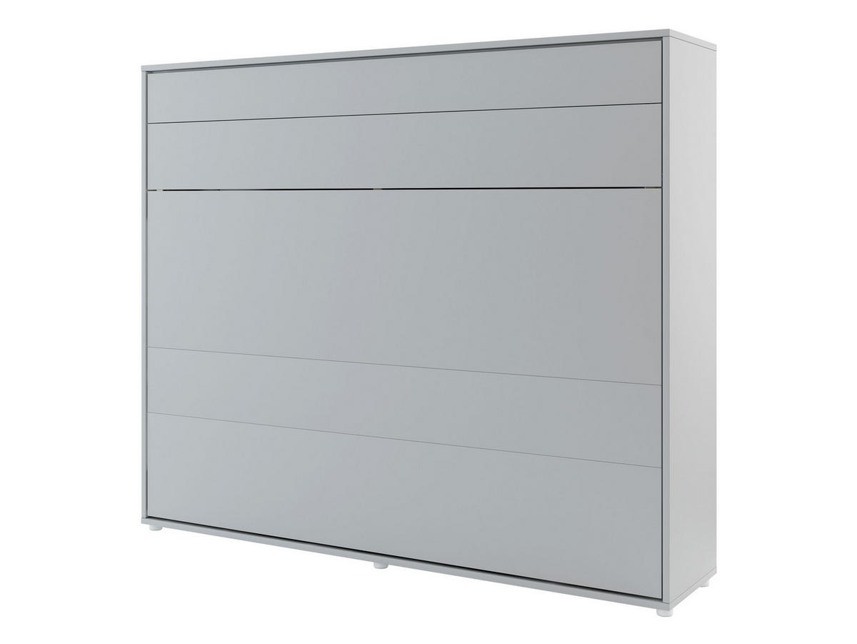 SCHRANKBETT Bed-Concept BC-14 160x200 - Grau, Holz/Holzwerkstoff (160/200cm) - MIRJAN24