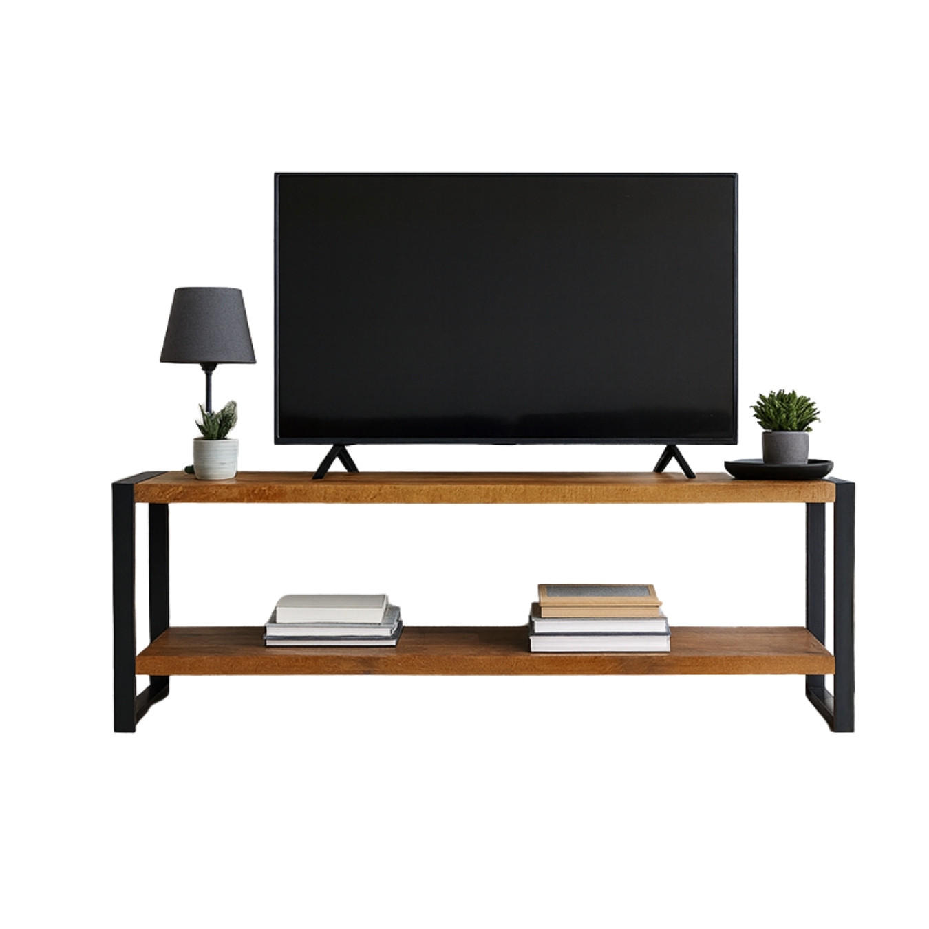 TV Board Britt Mangoholz 120 cm / 40 cm Natur - Naturfarben, Holz (120/60/40cm) - Villa Möbel