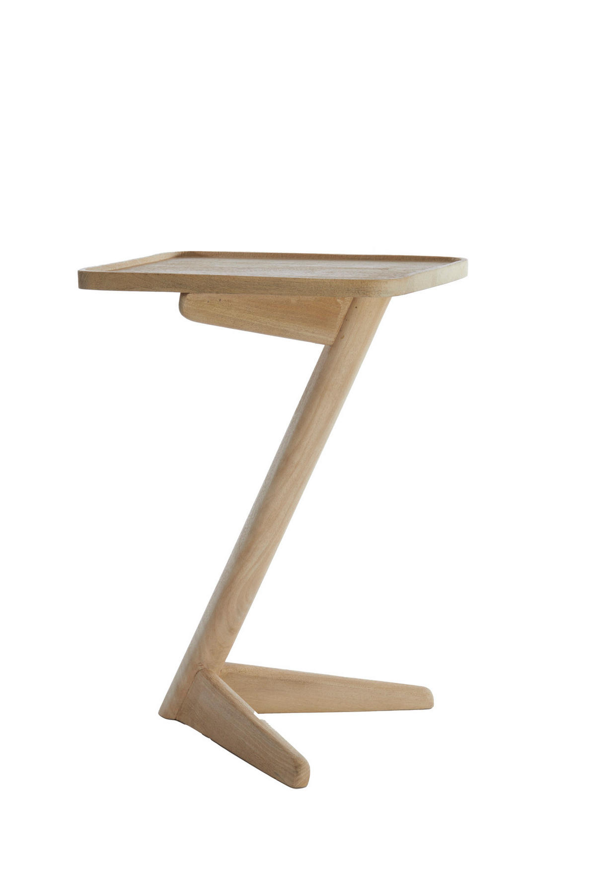 BEISTELLTISCH Qiano Braun 45/42/63 cm - Braun, Holz (45/42/63cm) - Light & Living