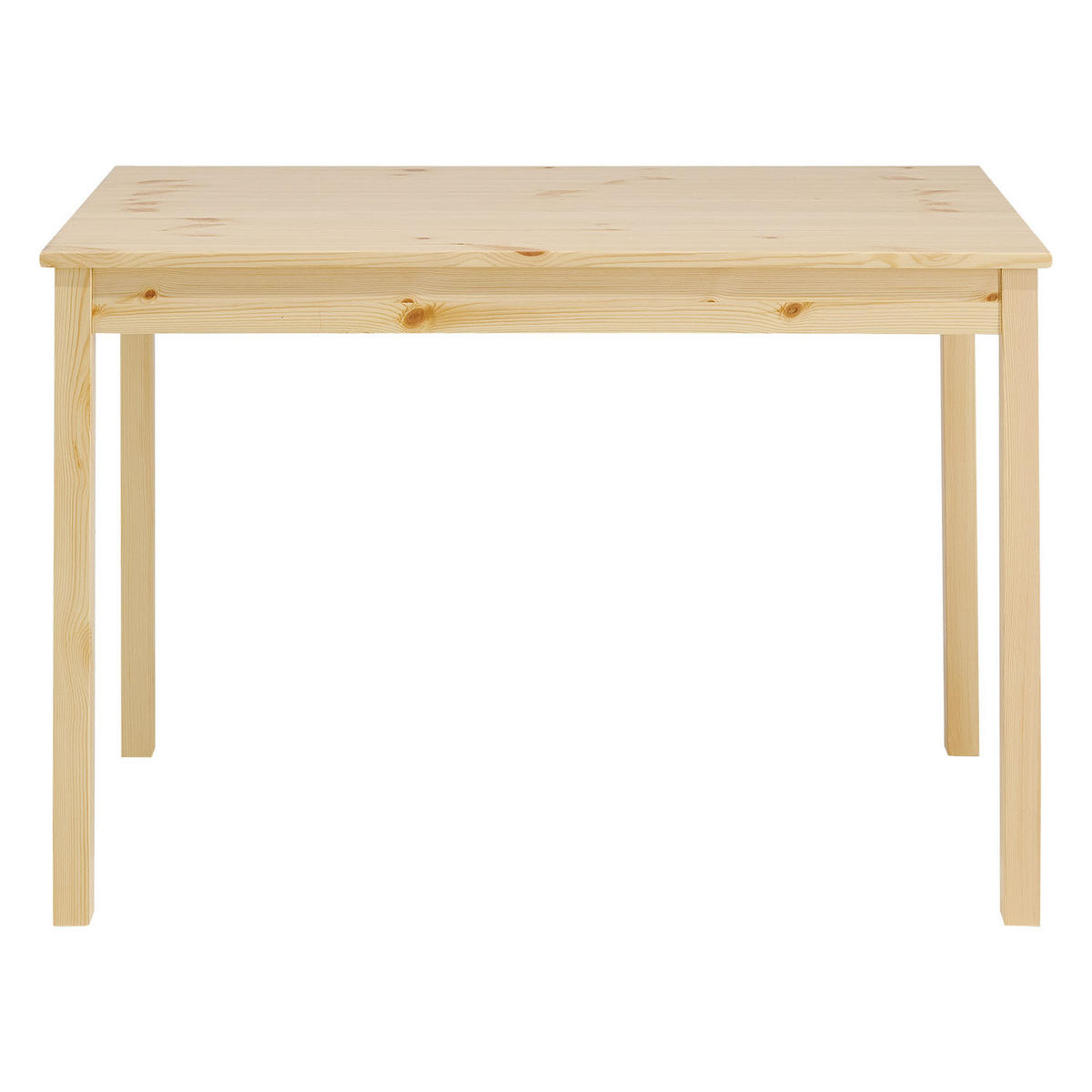 TISCHGRUPPE 108x65 cm natur mit 4 Stühlen - Naturfarben, Holz (65/86/108cm) - Homestyle4u