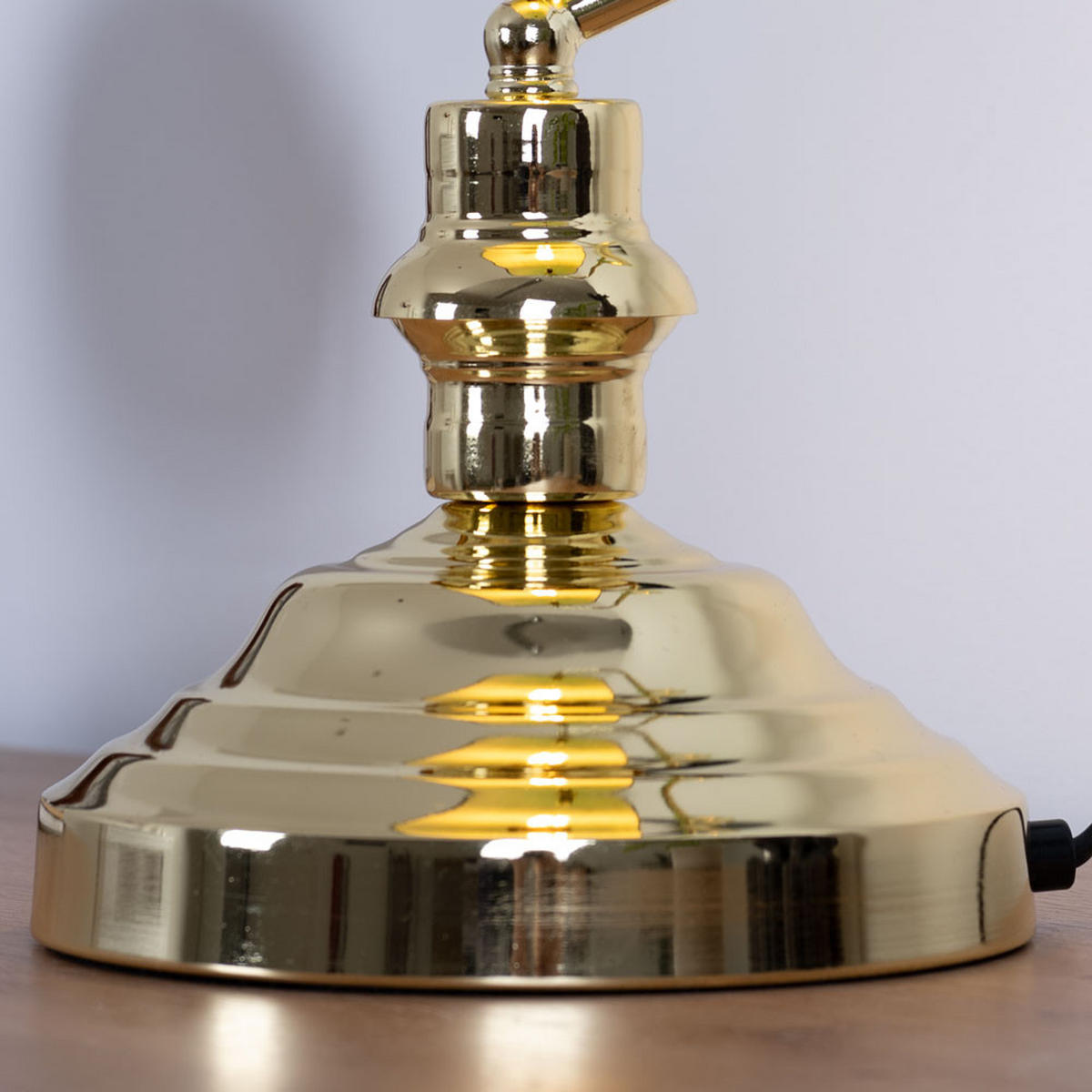 TISCHLEUCHTE Messing Grün 2er Set - Grün, Glas (25/19/36cm)