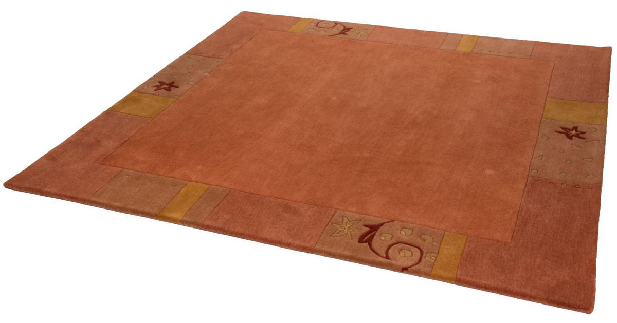 HANDTUFTTEPPICH Royal Ganges 160x230 cm - Honig, Textil (160/230cm) - THEKO