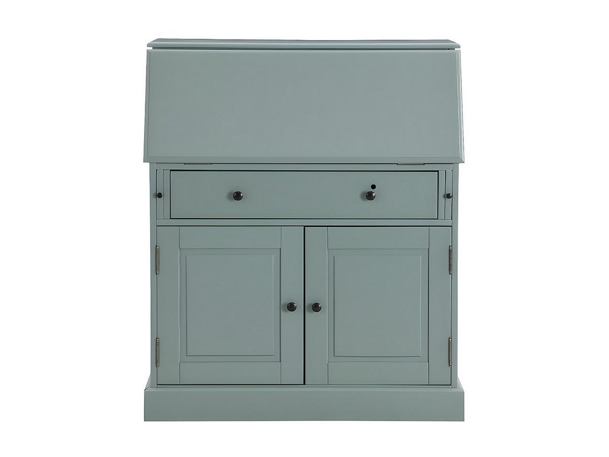 SEKRETÄR - MDF & Kiefernholz - Mandelgrün - CLEORE - Grün, Holz (40/93/110.8cm) - Vente-Unique