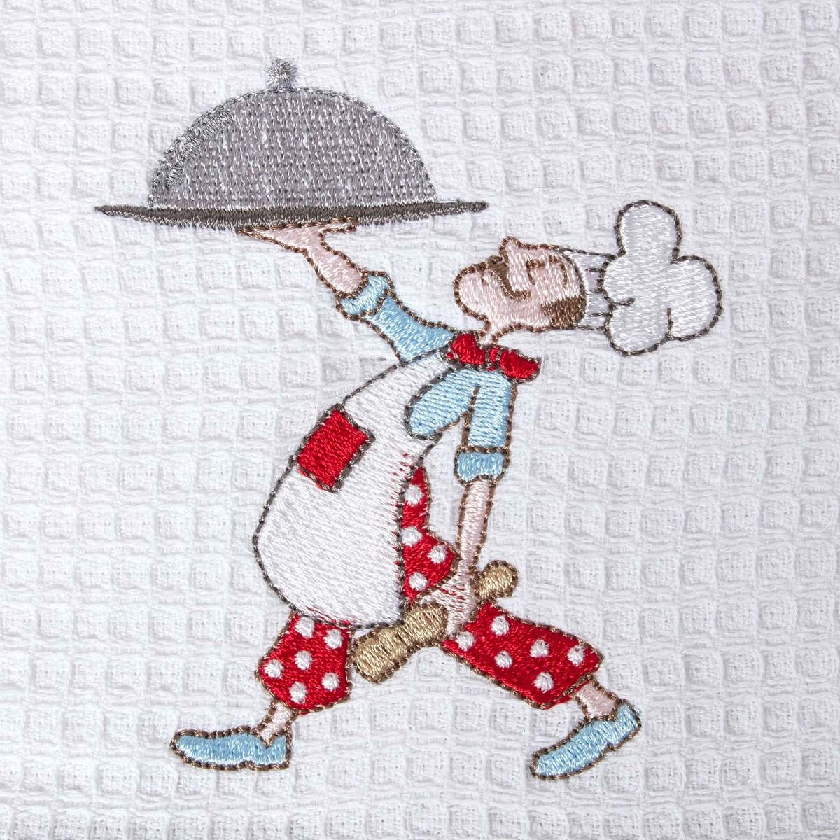 GESCHIRRTÜCHER Koch, 2er-Set Waffelpiqué, 100% Baumwolle - Grau, Textil (40/60cm) - Homescapes