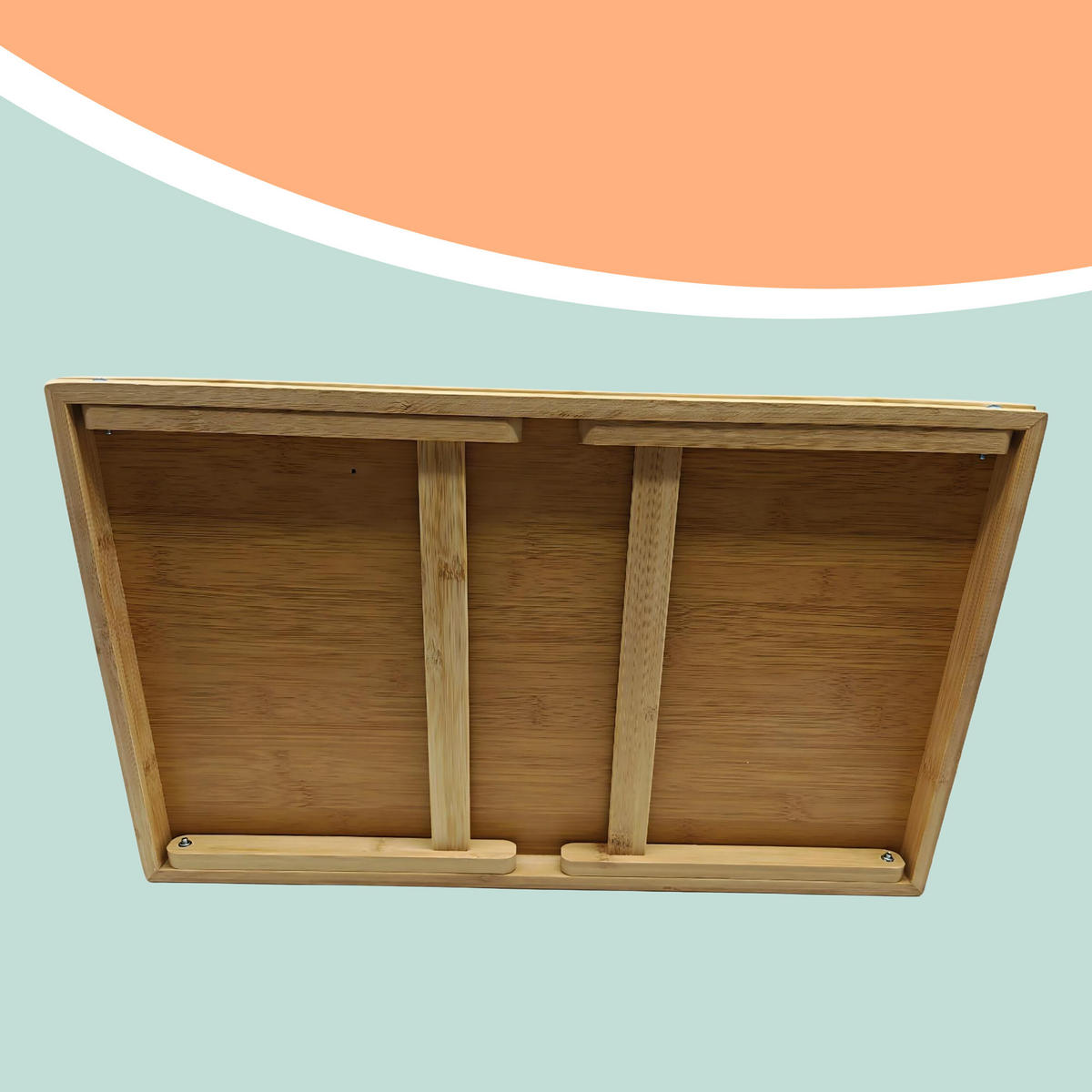 NOČNÝ stolík - svetlohnedá, drevo - Relaxdays