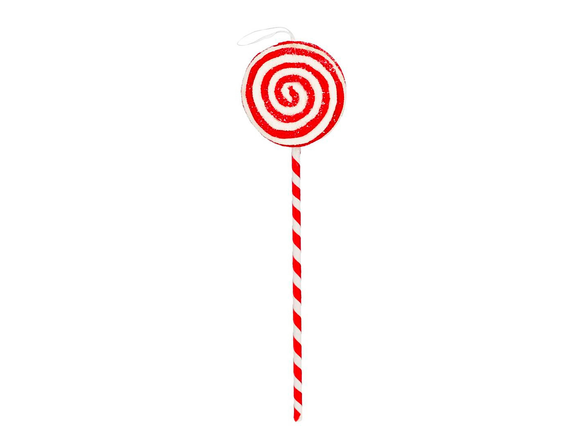 LAALU WEIHNACHTSBAUMSCHMUCK rot und weiß Lutscher 38 cm - Rot/Weiß, Kunststoff (10/15/50cm) - LAALU