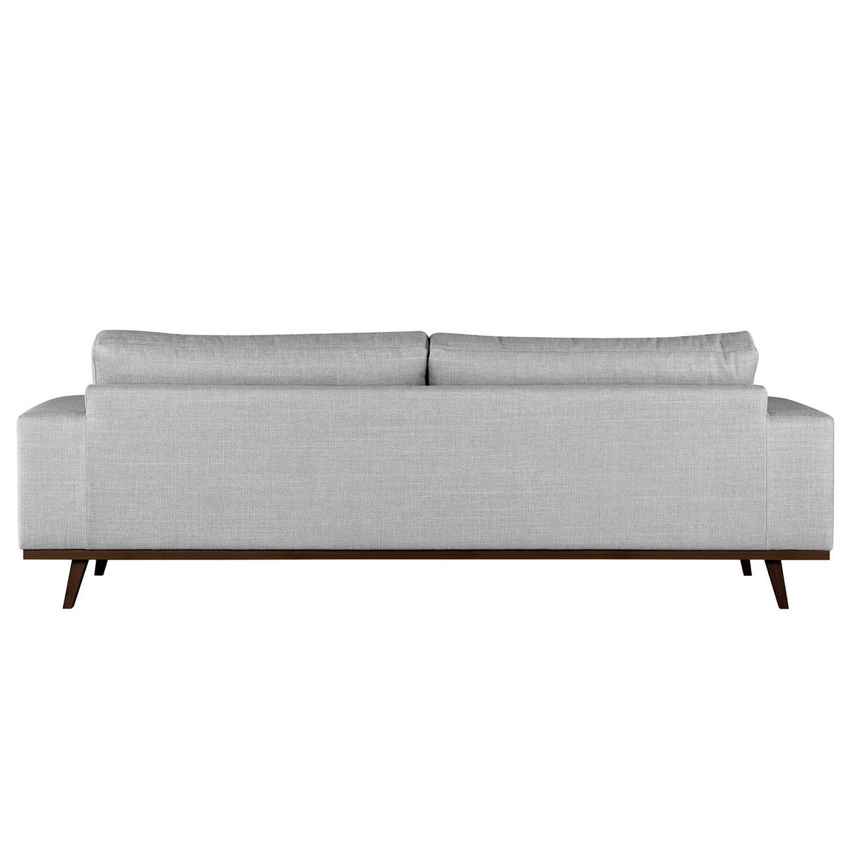 3-SITZER SOFA - Buchefarben/Hellblau, Buchenholz/Textil (237/81/88cm) - home24