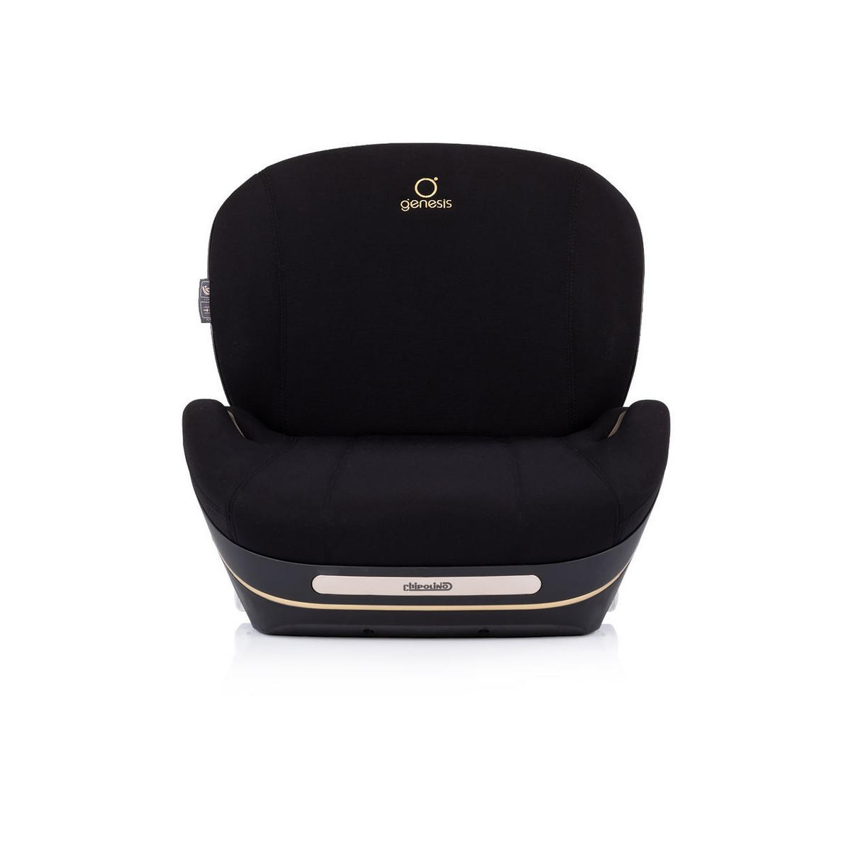 SITZERHÖHUNG Genesis i-Size schwarz 125-150 cm Isofix, Rückenlehne - Schwarz, Kunststoff (46/42/40cm) - Chipolino