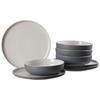 TAFELSERVICE Jasper grau 8er Set - Grau, Keramik (1/1/1cm) - Ritzenhoff Breker