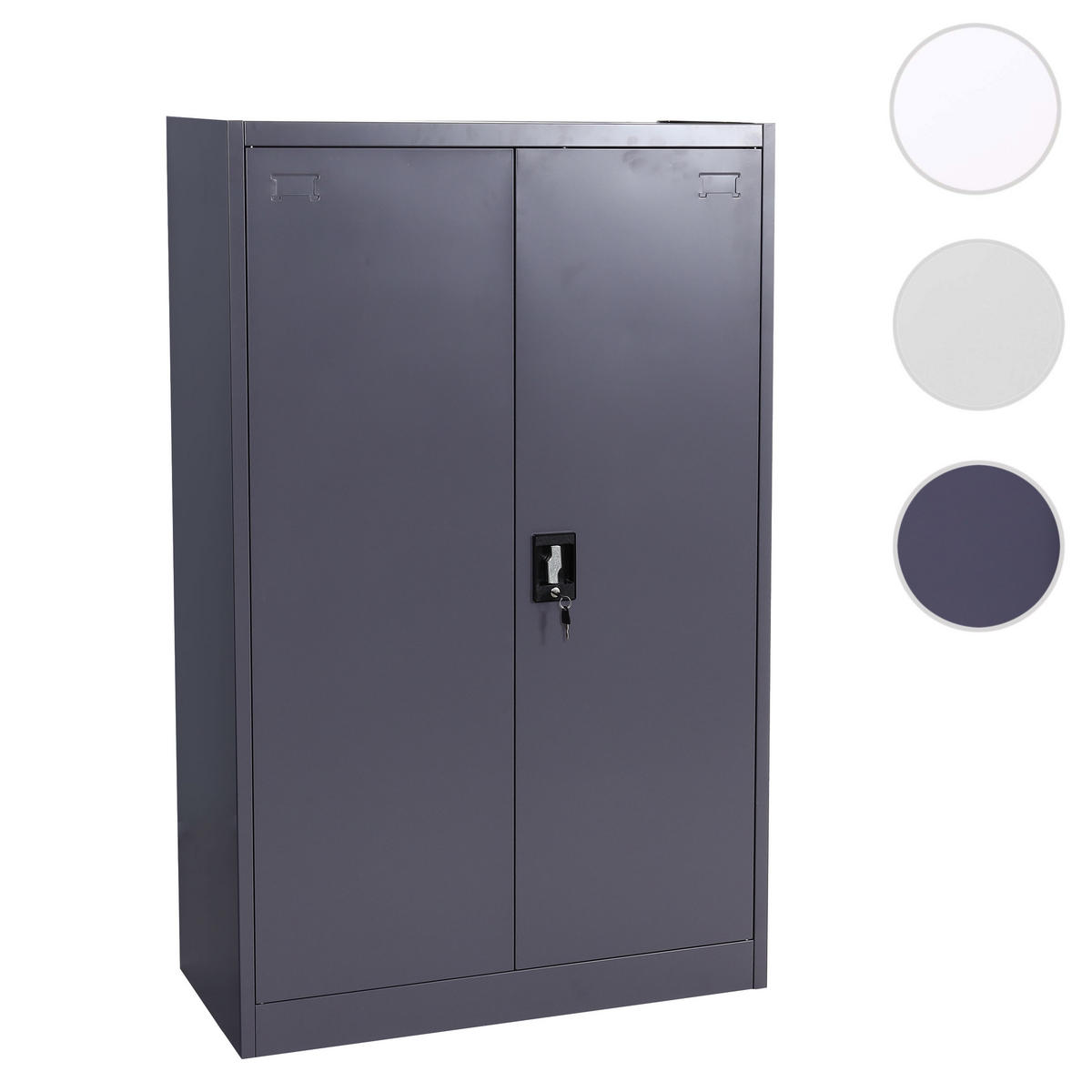AKTENSCHRANK Grau - Grau, Metall (90/140/40cm) - MCW
