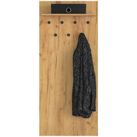 GARDEROBE Vasco Eiche 60 cm - Eichefarben, Holzwerkstoff (60/138/23.7cm) - Homebook