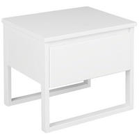 NACHTTISCH Kiefernholz weiß Giulia - Weiß, Holz (50/43/41cm) - Beliani