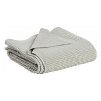 RECYCELTE TAGESDECKE Maia leinen 180 x 260 cm - Braun, Textil (180/260cm) - Vivaraise